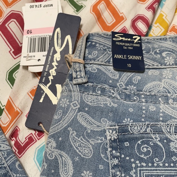 Seven7 Paisley Jeans - Picture 2 of 5